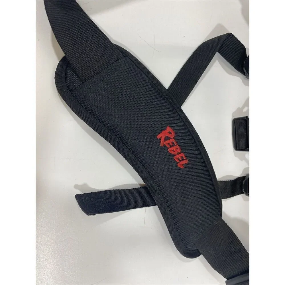 Canon Rebel Nylon Padded Camera Equipment Bag‎ Strap + Pockets 14